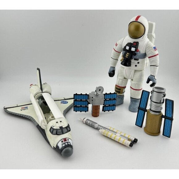 Rare 1998 NASA PlayVisions U.S. Space Program Space Shuttle Astronaut 5pc - Picture 1 of 13